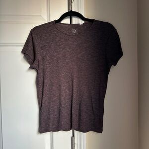 Me to We x PacSun Dark Purple Short Sleeve Top Size L